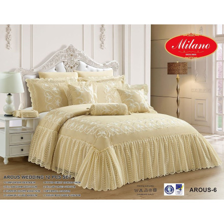 Milanobedlinen Comforter Arous Wedding 12pcs Set